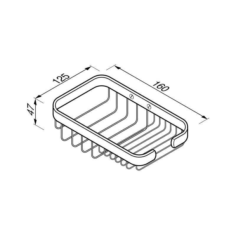 16cm Shower Basket - 151 - Waiheke Bathrooms