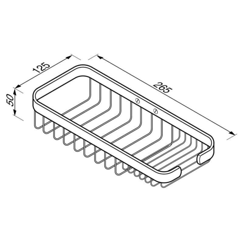 26cm Shower Basket - 150 - Waiheke Bathrooms