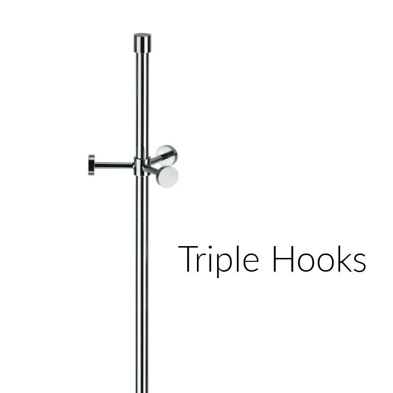 Bathrobe and Towel Stand - Floor - Li5126 - Waiheke Bathrooms