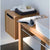 Bathroom Wall Unit, Natural Wood & Chrome, 2 Drawers - 81122.03 - Waiheke Bathrooms