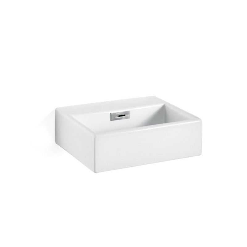 Compact Ceramic Square Basin, 42cm - 53708 - Waiheke Bathrooms