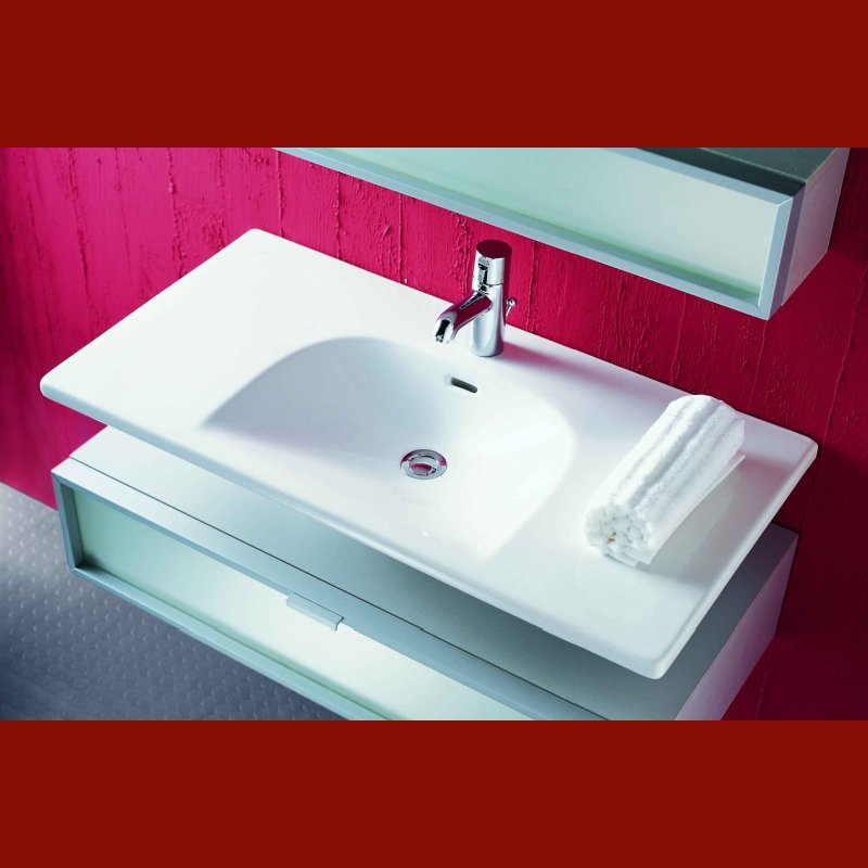 Countertop Basin & Shroud, 93cm - Living Series - 1443.6 - 1943.1 - Waiheke Bathrooms