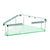 Deep Corner Glass Shelf - Hotel Series - 194 - Waiheke Bathrooms