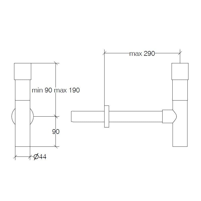 Designer Bottle Trap, 32mm - 5392.29 - Waiheke Bathrooms