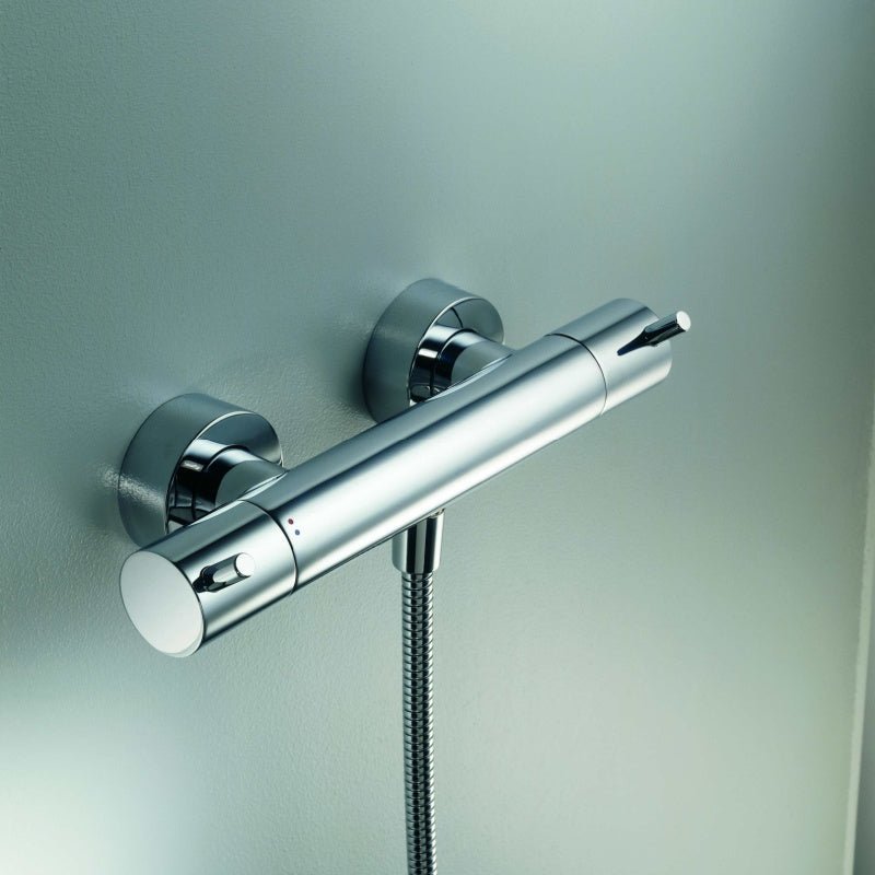 Exposed Thermostatic Shower Mixer - Geometry Series - 1510 - Waiheke Bathrooms