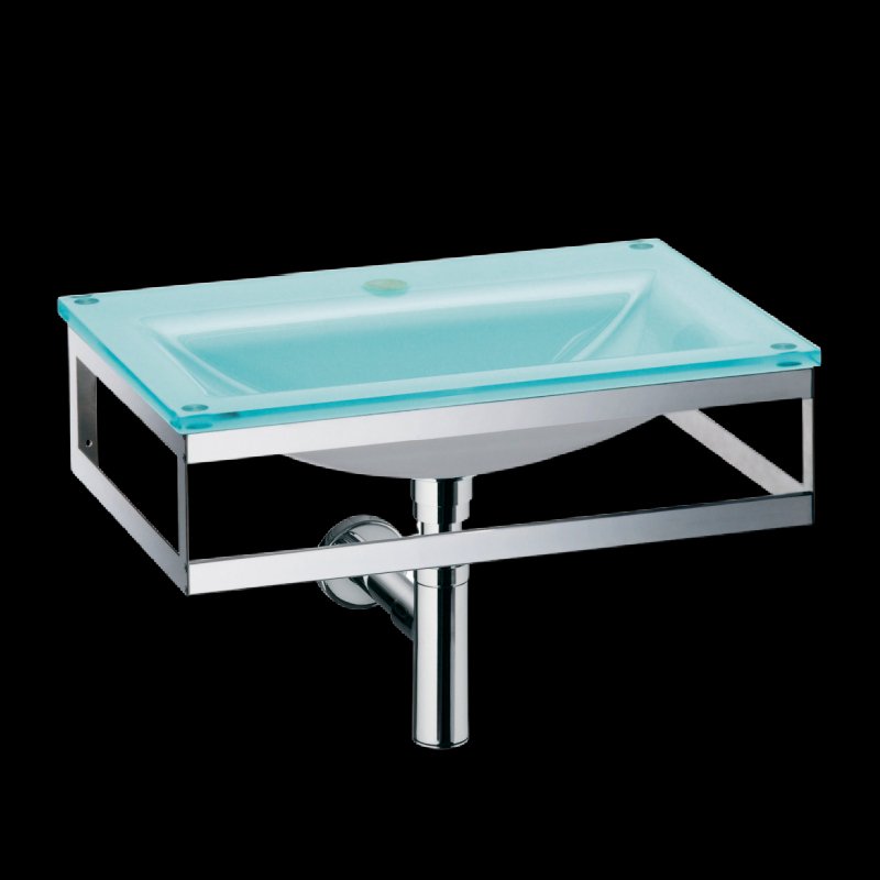 Glass Basin 51cm, Green Ice - 665801.29.89 - Waiheke Bathrooms