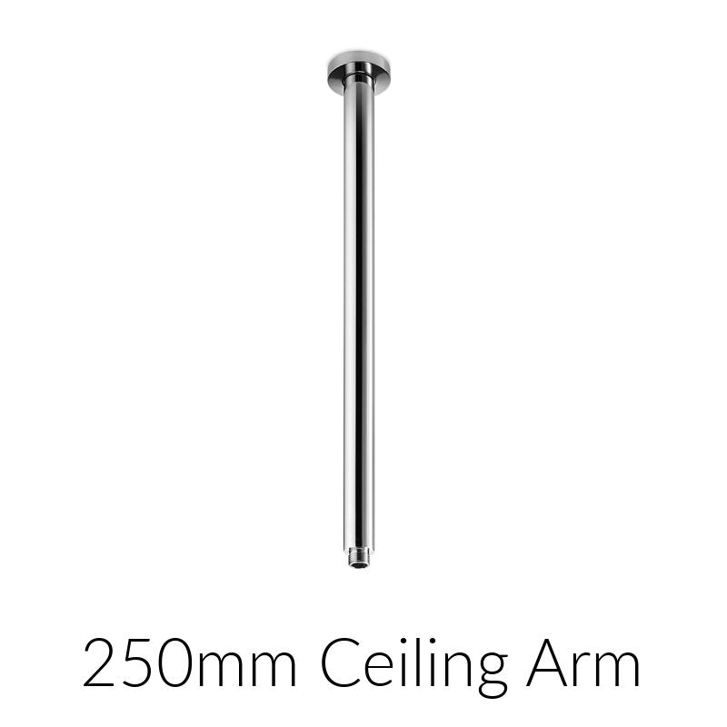 Rainshower Head & Arm, Ceiling - Mounted, 230mm - 53804&53811 - Waiheke Bathrooms