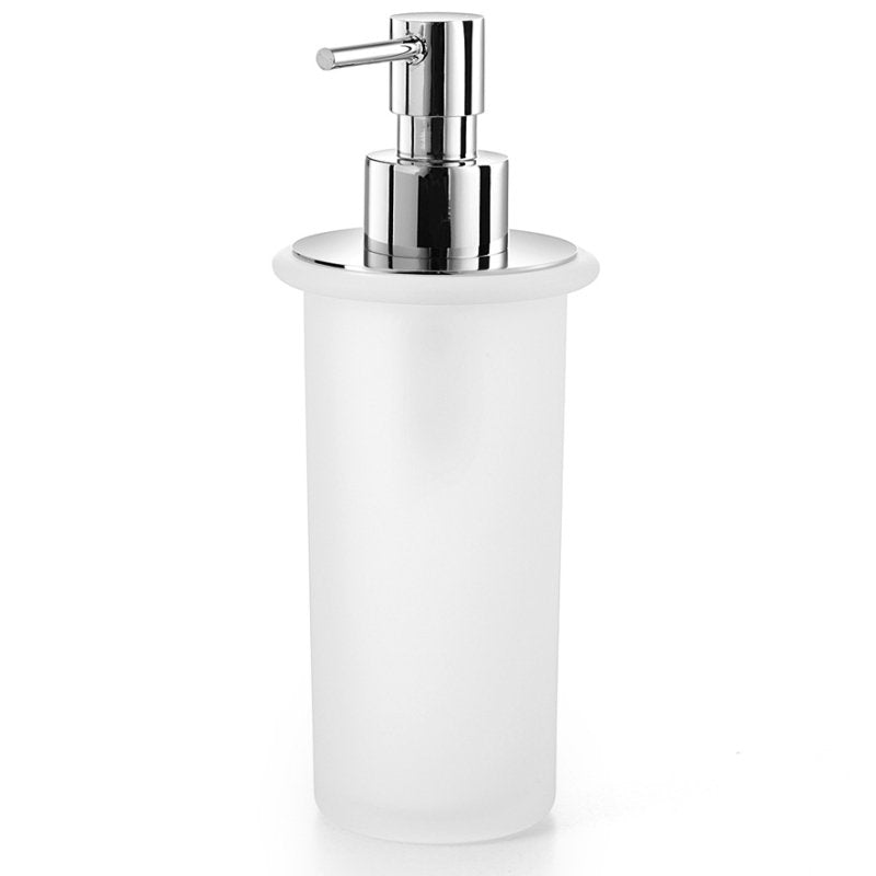 Satin Glass Soap Dispenser - 55006satin - Waiheke Bathrooms