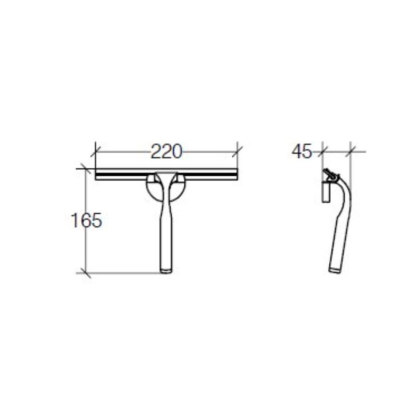 Shower Glass Wiper - 53290 - Waiheke Bathrooms