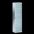 Stainless Steel Bathroom Cabinet, Glass Door, 90x25cm - 5173.29.81SatinDoor - Waiheke Bathrooms