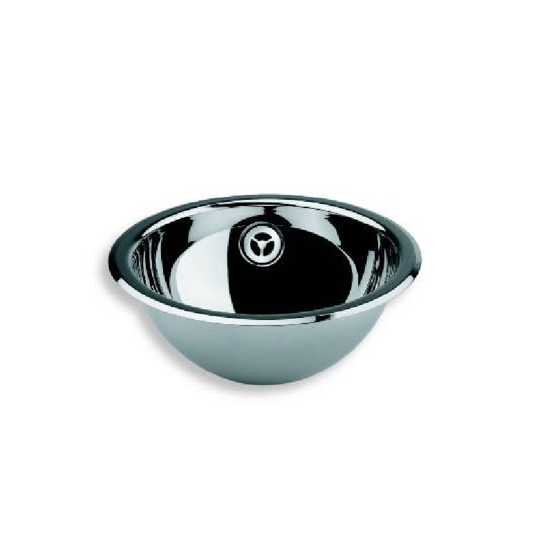 Stainless Steel Drop - in Basin, Round Edge, Ø 270mm - 53582 - Waiheke Bathrooms