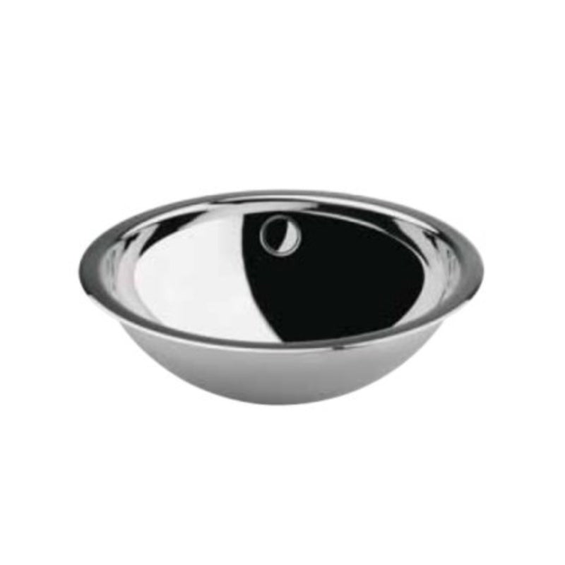 Stainless Steel Drop - in Basin, Rounded Edge, Ø 390mm - 53652 - Waiheke Bathrooms