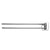 Swivel Towel Rail (Tube) - Hotel Series - 5123 - Waiheke Bathrooms