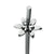 Toilet Brush Holder - Vase & Flower - 5011 - Waiheke Bathrooms