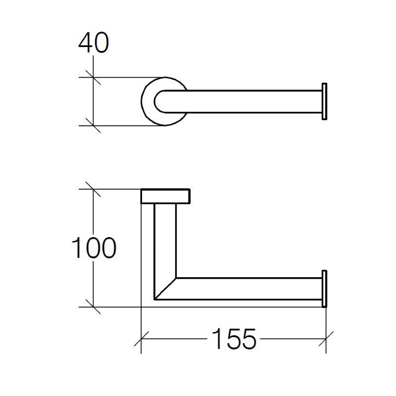 Toilet Roll Holder - Baketo Series - 5204 - Waiheke Bathrooms