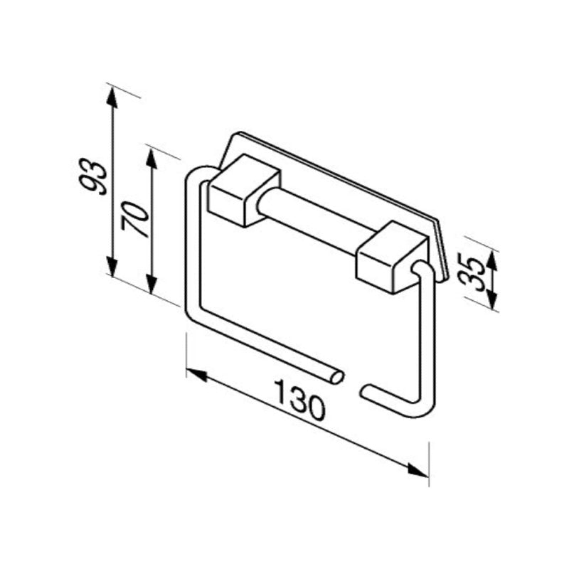 Toilet Roll Holder - Hotel Series - 5146 - Waiheke Bathrooms