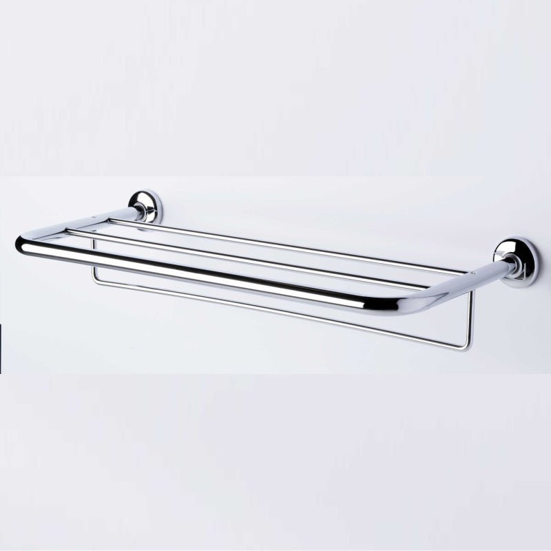 Towel Shelf with Rail - Hotel Series - 5352 - Waiheke Bathrooms