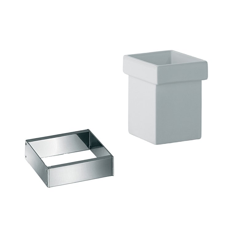 Tumbler with Wall Bracket - Skuara Series - 52801/52808 - Waiheke Bathrooms