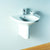 Washbasin & Shroud 60cm - Living Series - 1043.2 - 1943.1 - Waiheke Bathrooms