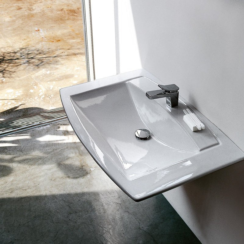 Washbasin & Shroud 75cm - Mylife series - 1094.6&1994.1 - Waiheke Bathrooms